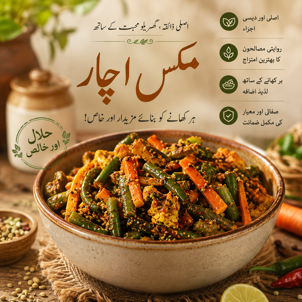 Traditional Mixed Achar – Rich & Authentic Desi Taste