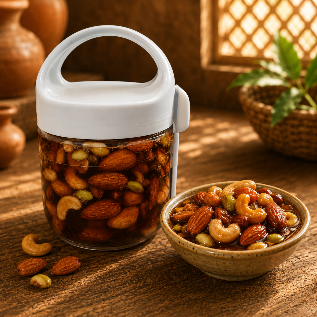 Mix Dry Fruits with Honey – Natural Blend